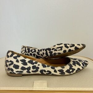 J.CREW Leopard animal print ballet flats!